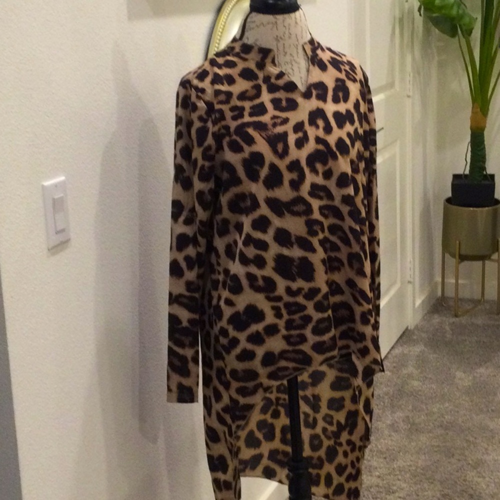 Cheetah blouse